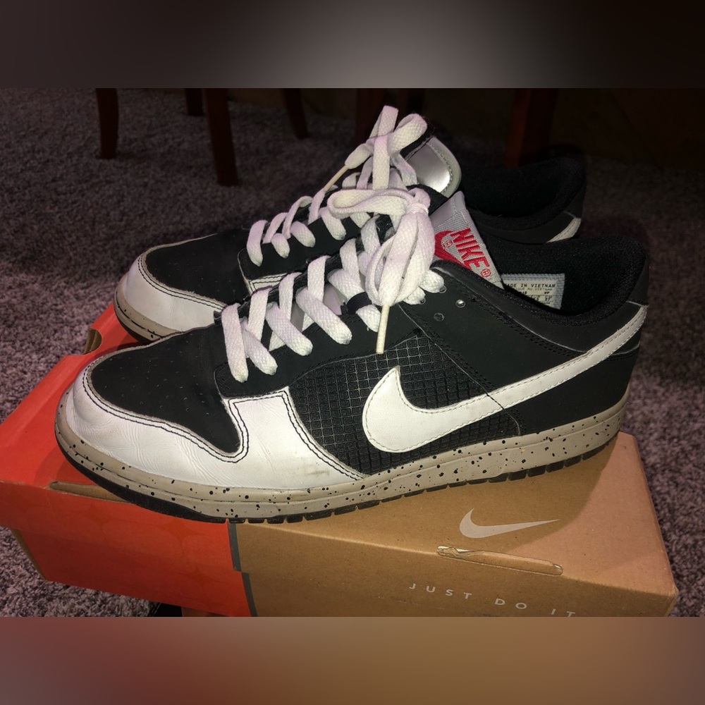 Nike dunk cl jordan 4 white cement rare sz9 sb jordan 1